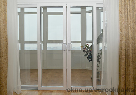 Металлопластиковые раздвижные двери